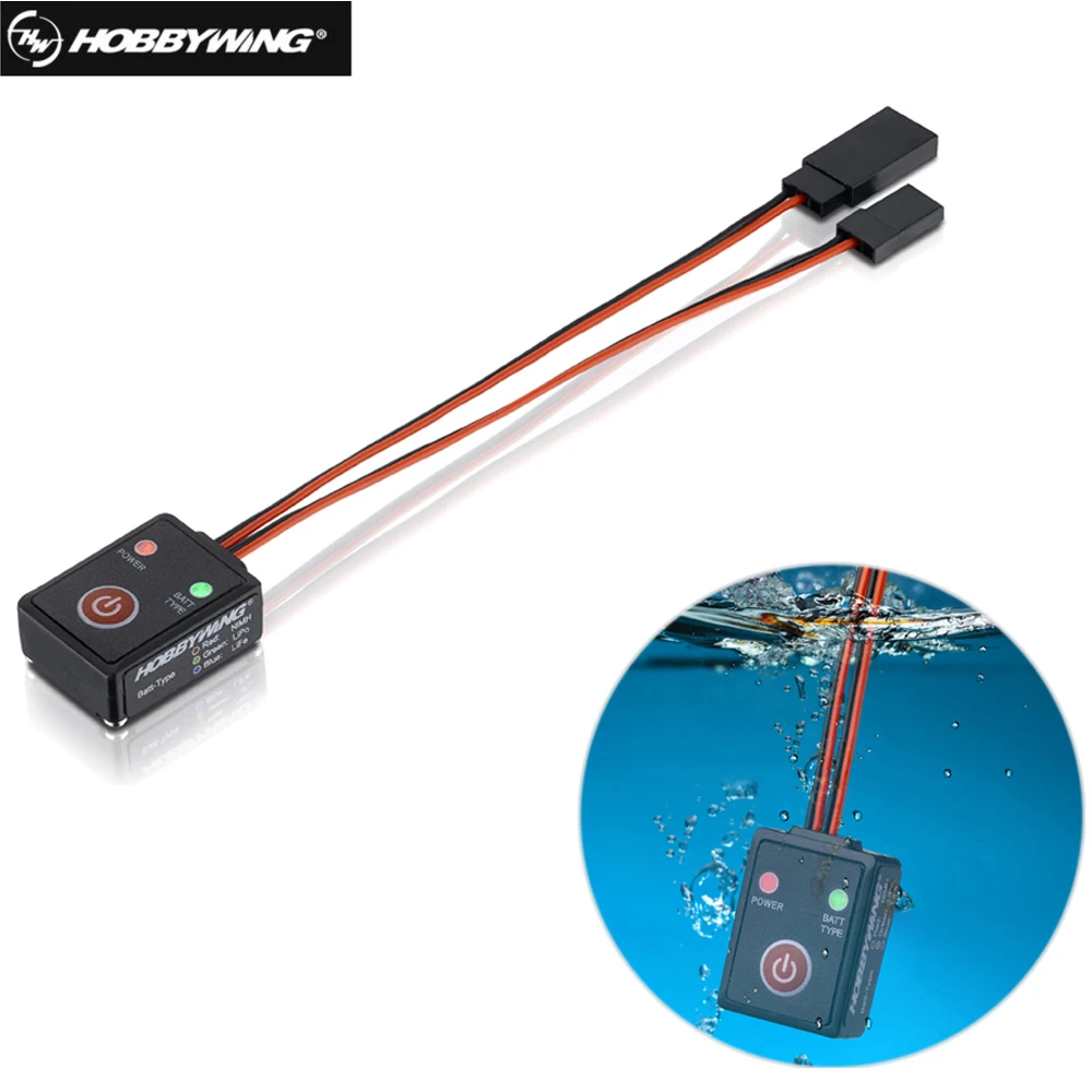 1 шт. Hobbywing электронный выключатель питания 12A 2S LiPo RC индикатор заряда батареи|2s