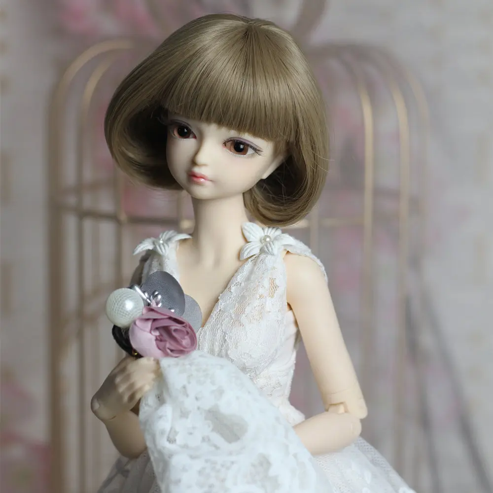 Комплект кружевного белого платья для вашей куклы 1/4 BJD | Игрушки и хобби