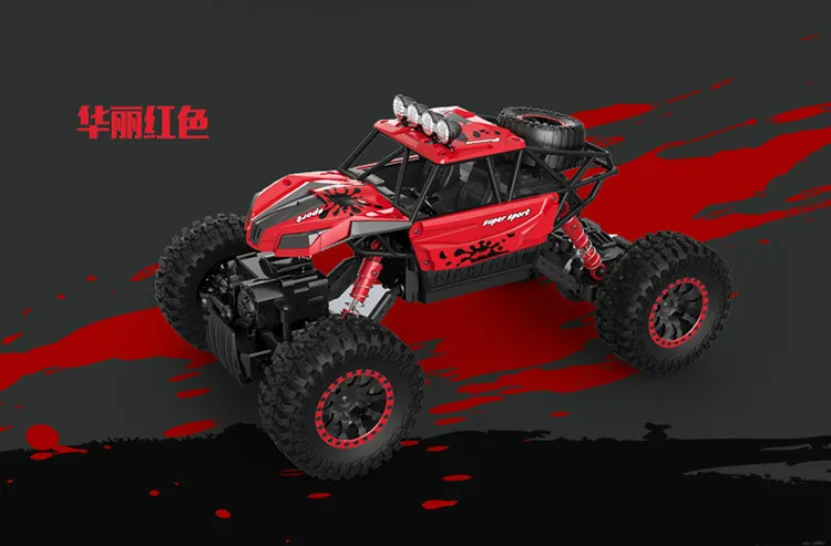 RC автомобили 1:16 масштаб 3 цвета большой ноги альпинистский мастер 2,4 г RC 4WD автомобиль игрушка на большие дистанции автомобиль Coche de RC для мальчика подарок