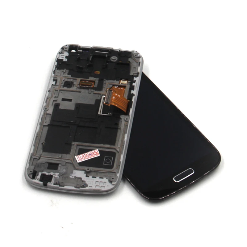Для samsung Galaxy S4 Mini lcd i9190 i9195 дисплей сенсорный экран дигитайзер с рамкой в сборе