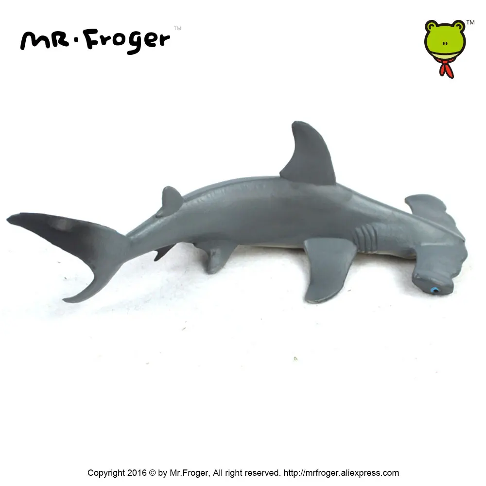 Mr. Froger Гладкий Молот Акула сфирна Zygaena водные создания игрушечные дикие животные