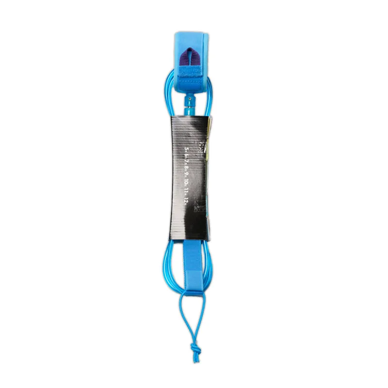 6ft TPU Surfboard Leash - 7mm Double Swivels Polyurethane Nylon Stainless Steel Stand Up Paddle Board Foot Rope Surf Leash image 4
