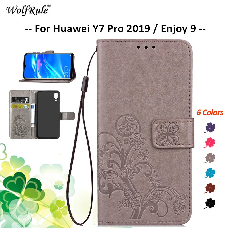 

Чехол-книжка для Huawei Y7 Pro 2019, из искусственной кожи, с отделением-бумажником, Защитная сумка для телефона, чехол для Huawei Y7 Pro 2019, чехол для Enjoy 9 6...