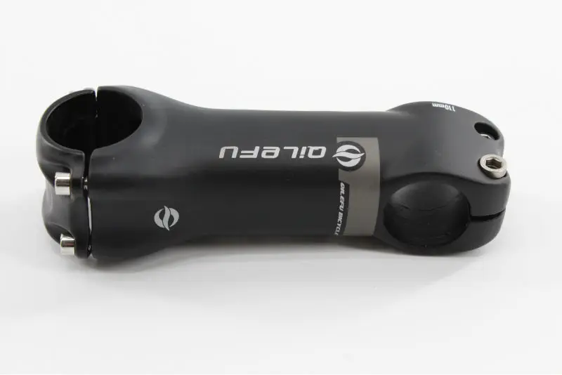 

Newest gray QILEFU Road&Mountain bike matte UD 3K full carbon fibre stems 31.8*80-110mm 6&17 angle degrees MTB parts Free ship