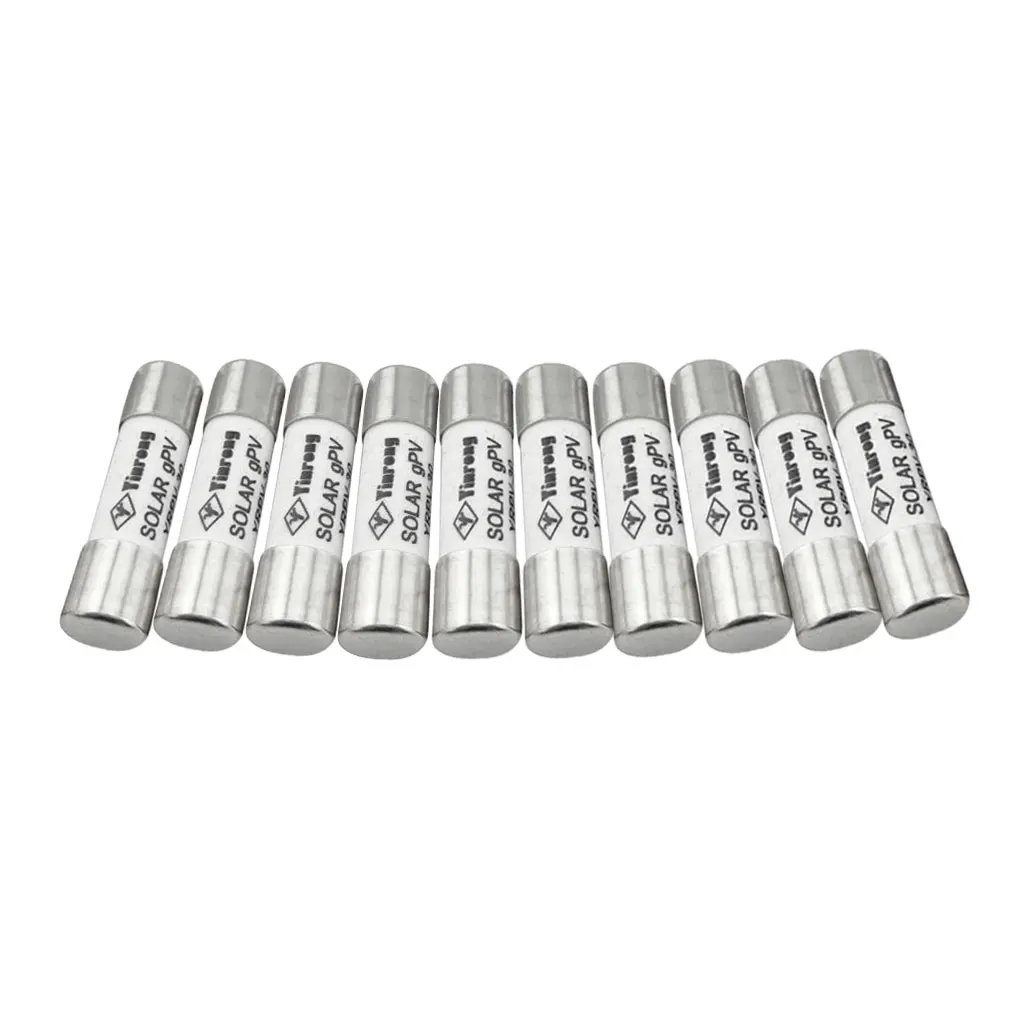 

10 unit of 1000VDC Ceramic Fusible Safe Solar PV High Power Fuse 16A 10x38mm