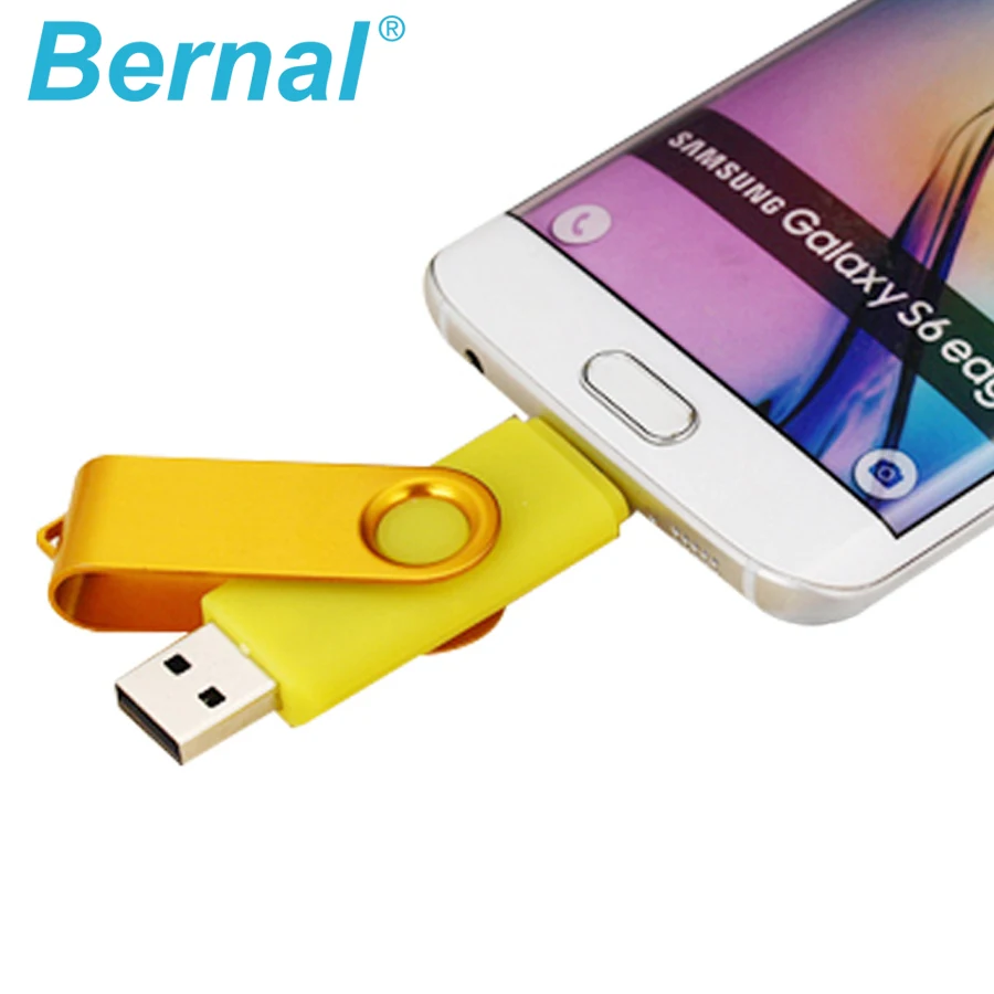 Смартфон OTG usb флешка 64 ГБ 32 16 8 USB накопитель двойного назначения Флешка для
