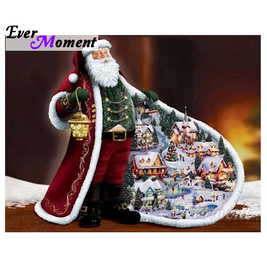 Когда либо в настоящий момент бриллиантовый рисунок Рождество человек