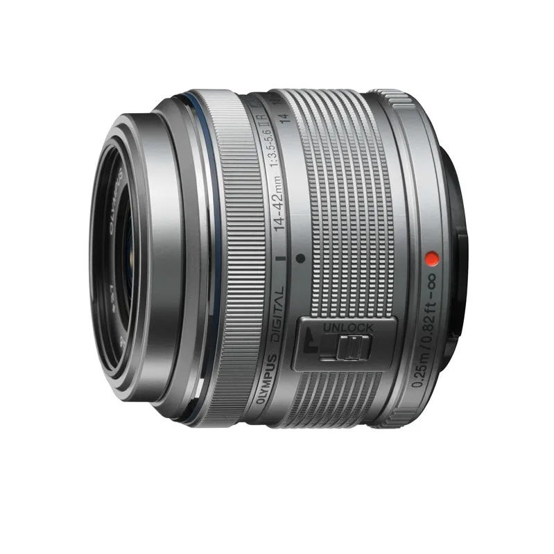 Объектив Silver M.ZUIKO DIGITAL 14 42 мм f/3 5 ii R для Olympus EP2.EP3.EPL3.EPL5.EPM2.G2G3GF2GF3GF5GH1GH2GX1 Panasonic|lens for