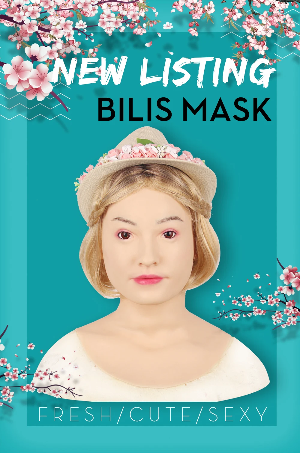 EYUNG, новинка, женская маска, Билис, высокая имитация из силикона, маски для покрытия, шрам, косплей, Трансвестит, драгквин