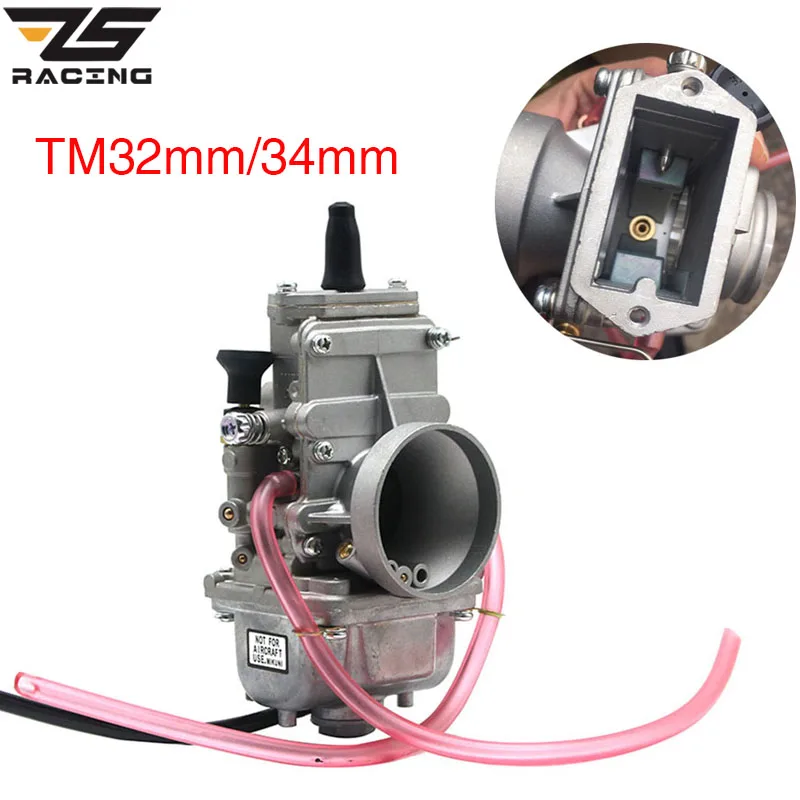ZS для мотокросса езды на мотоцикле MIKUNI TM24 TM28 TM30 TM32 TM34 TM38 с дросселем в виде