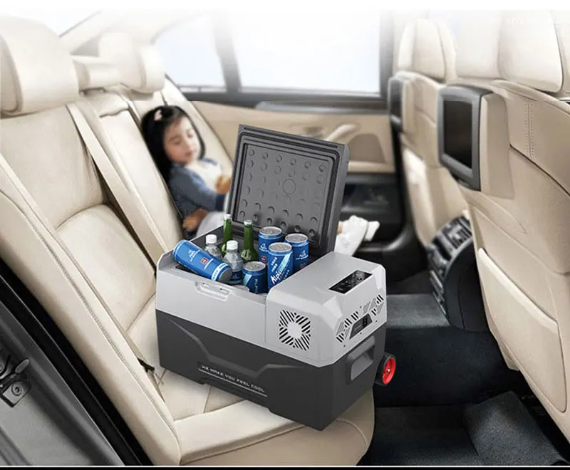 30L холодильник автохолодильник 12V Портативный мини-холодильник Компрессор автомобильный холодильник автомобильный кемпинг Nevera НЧ-динамик, Bluetooth
