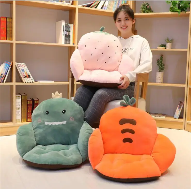 Милая плюшевая игрушка динозавр кролик клубника поддержка детского дивана