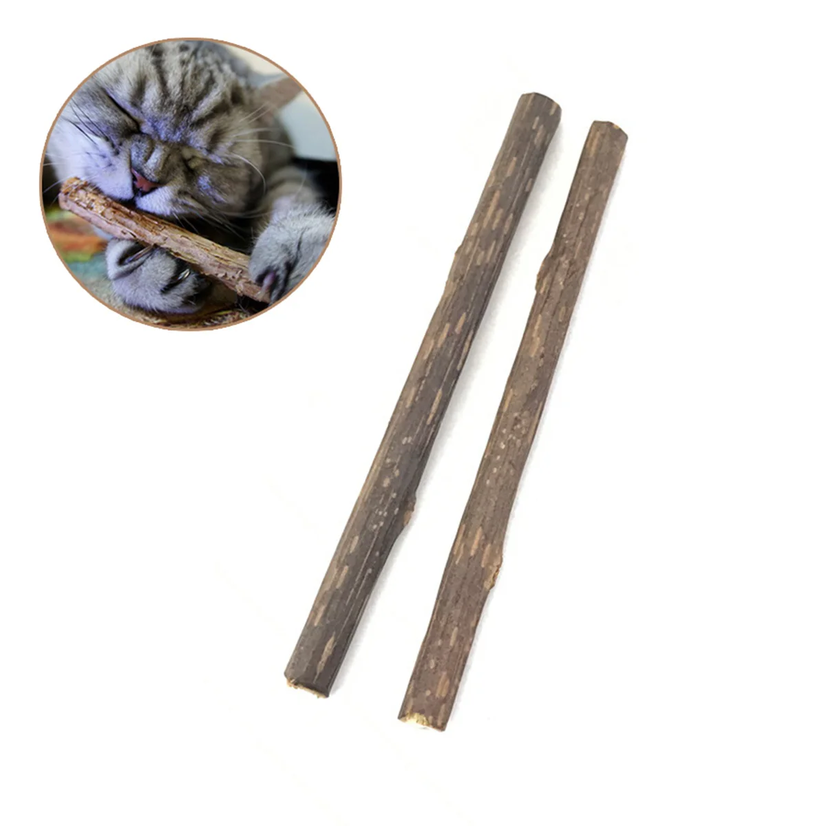 2PCS/5PCS Natural Matatabi Pet Cat Molar Toothpaste Stick Cleaning Teeth Snacks Sticks Supplies | Дом и сад