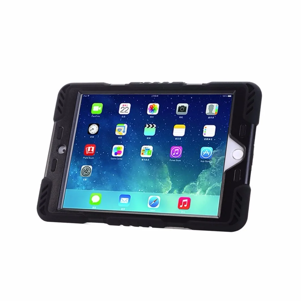 Пластиковый чехол Pepkoo для Ipad air 2 детская защита сверхпрочная двойная защитная