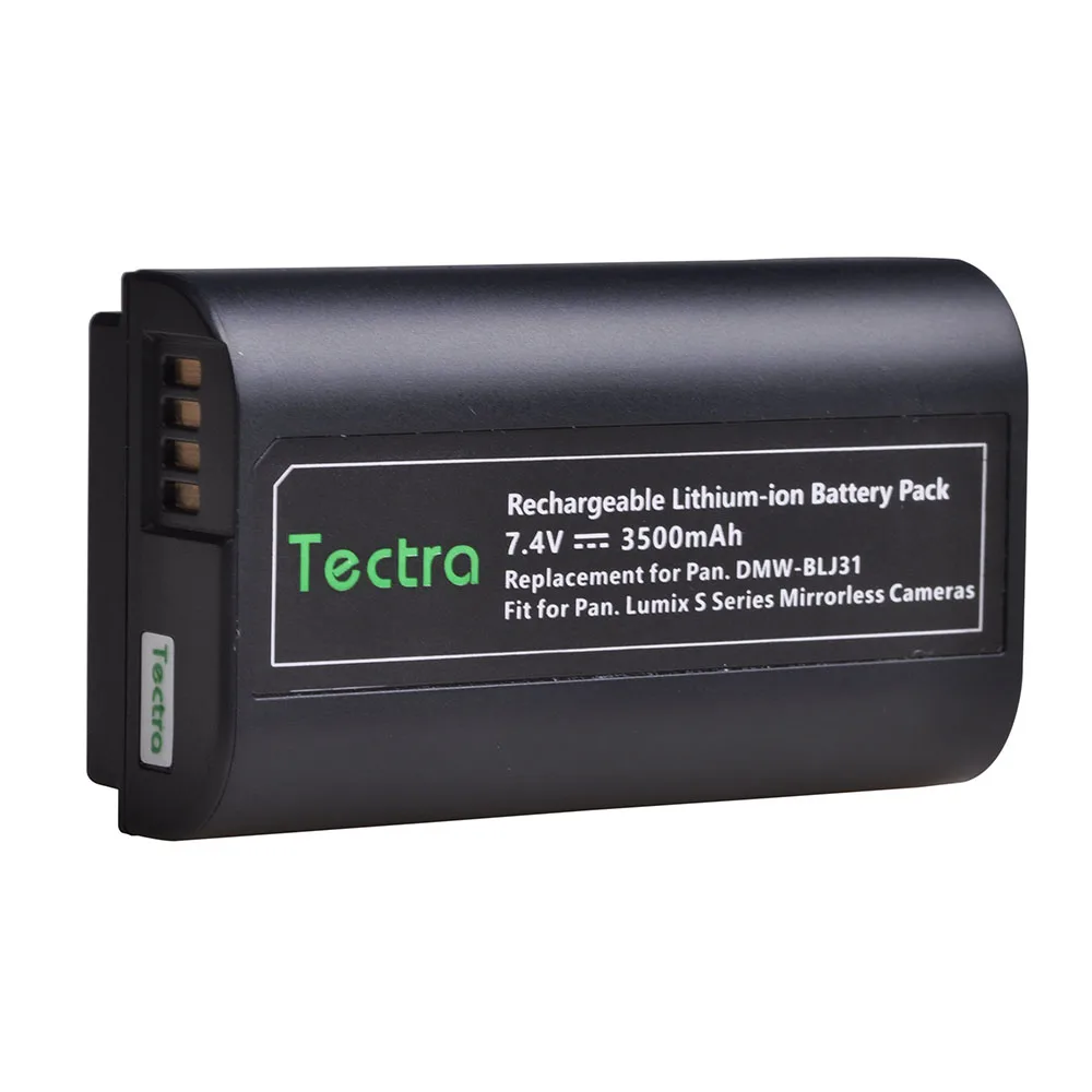 Tectra 3500mAh 1 шт DMW BLJ31 DMWBLJ3 литий ионный аккумулятор для Panasonic LUMIX S1 S1R S1H беззеркальных