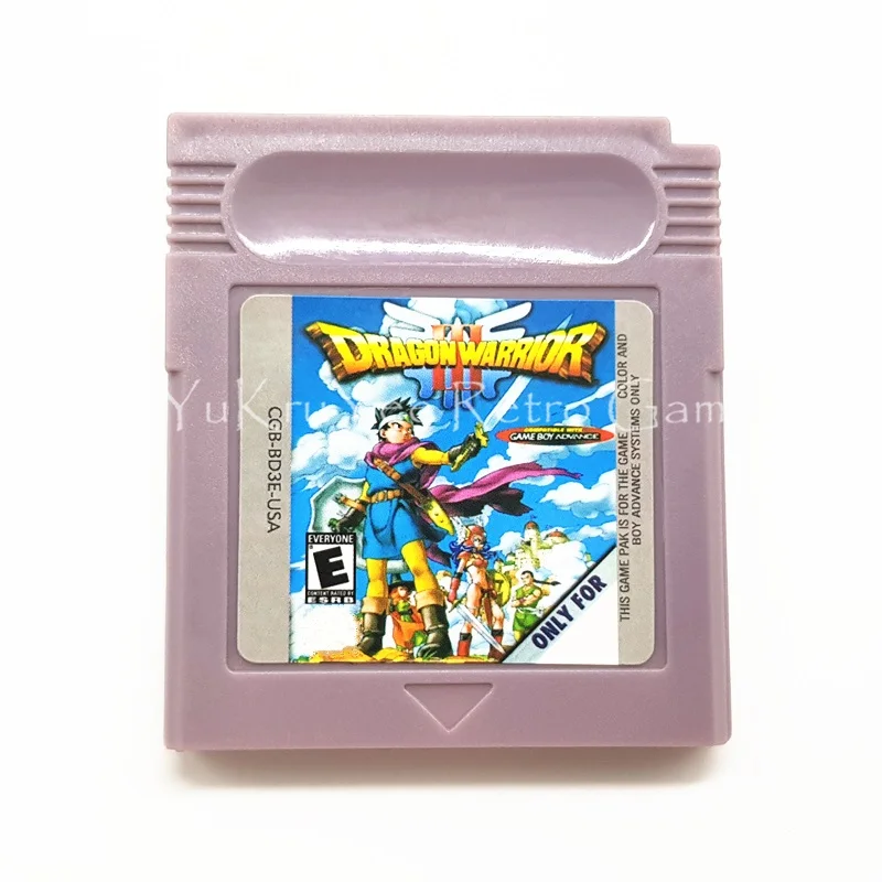 Dragon Warrior видеоигра карта памяти картридж для 16 бит аксессуары для консоли