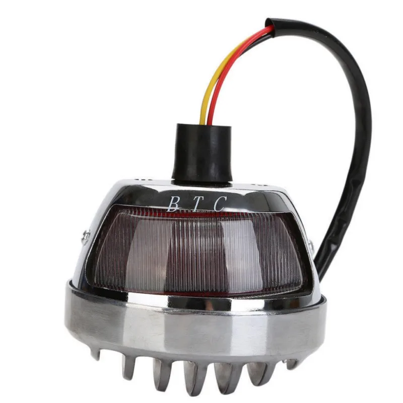 Хромированный мотоциклетный круглый гриль задний стоп сигнал для Harley 883 Bobber