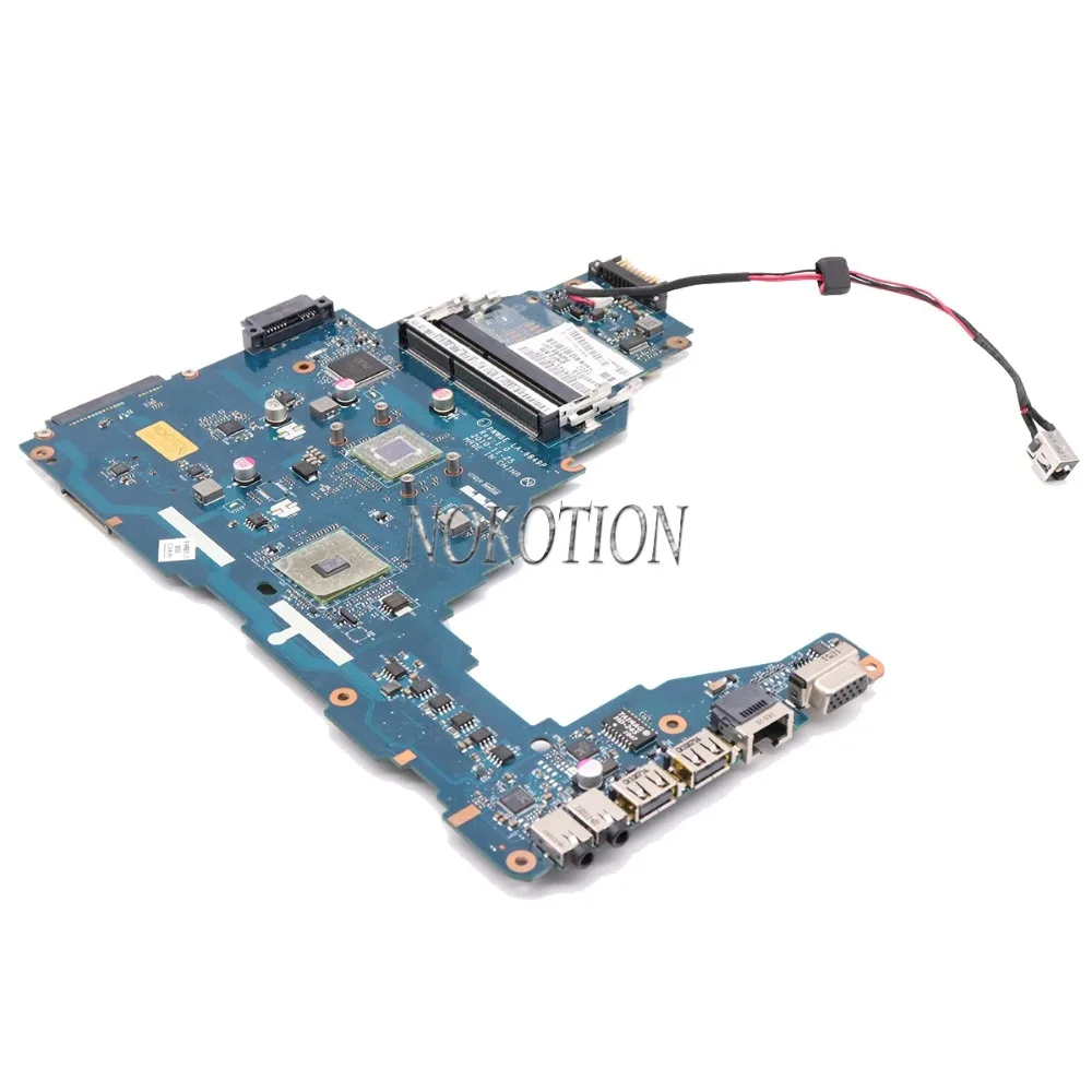 NOKOTION материнская плата для ноутбука Toshiba Satellite C660D PWWBE LA-6849P K000115140 K000128540 основная