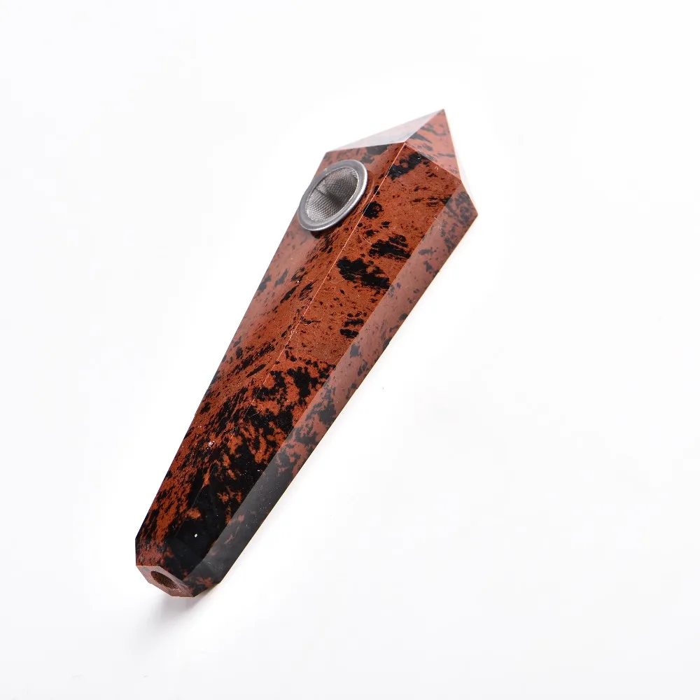 Прямая поставка натуральная красная телефонная трубка для курения крови +