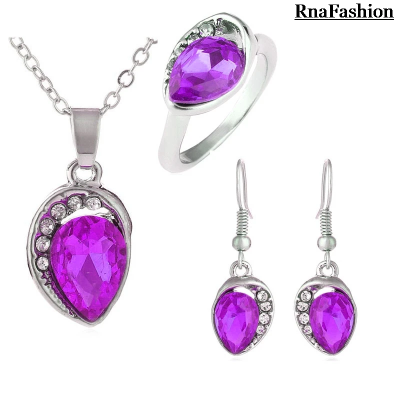 2014 Новый комплект ювелирных изделий из кристаллов аксессуары Подвески в форме