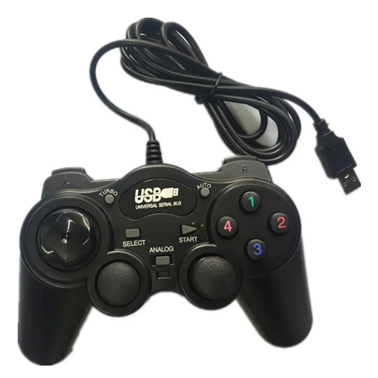 Проводной джойстик игровой контроллер USB 2 0 геймпад для ПК ноутбука Win7/8/10/XP/Vista