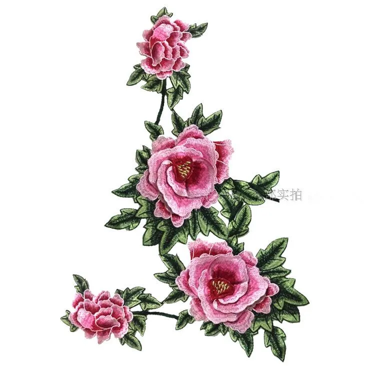 Большой размер 3D патчи вышивка пришивка для одежды куртка аппликация аксессуар