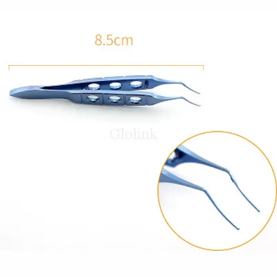 Titanium Type2 Капсульные капсулы для глаз из титанового сплава, офтальмологические инструменты, капсульные щипцы, инструменты - Цвет: Titanium Type2