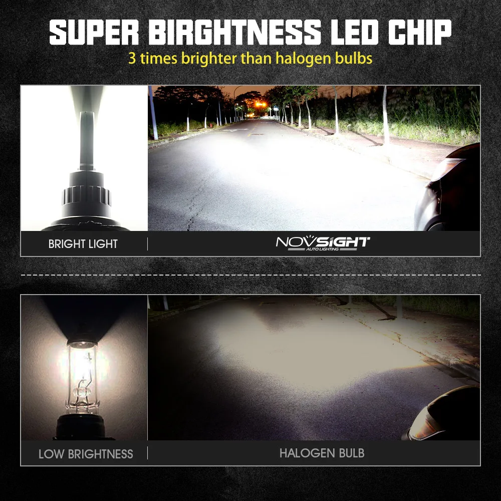 2x H7 Led H1 H3 1156 3157 9005 H4 H11 T20SW CSP чип Canbus внешняя Светодиодная лампа Автомобильные