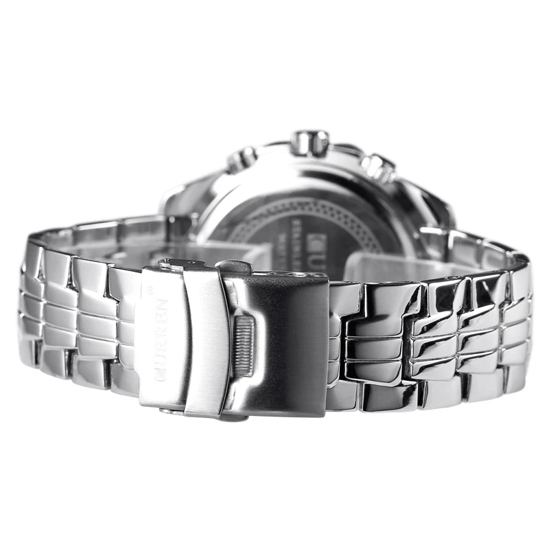 

CURREN Brand Men Sports Watches Men Business Wrist Watches Casual Full Steel Men Watch Waterproof Reloj Relojes 8077