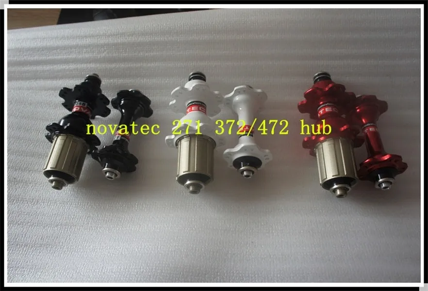 Велосипедная втулка Novatec A271SB/F372SB передняя с 20 отверстиями задняя 24 цвет черный и