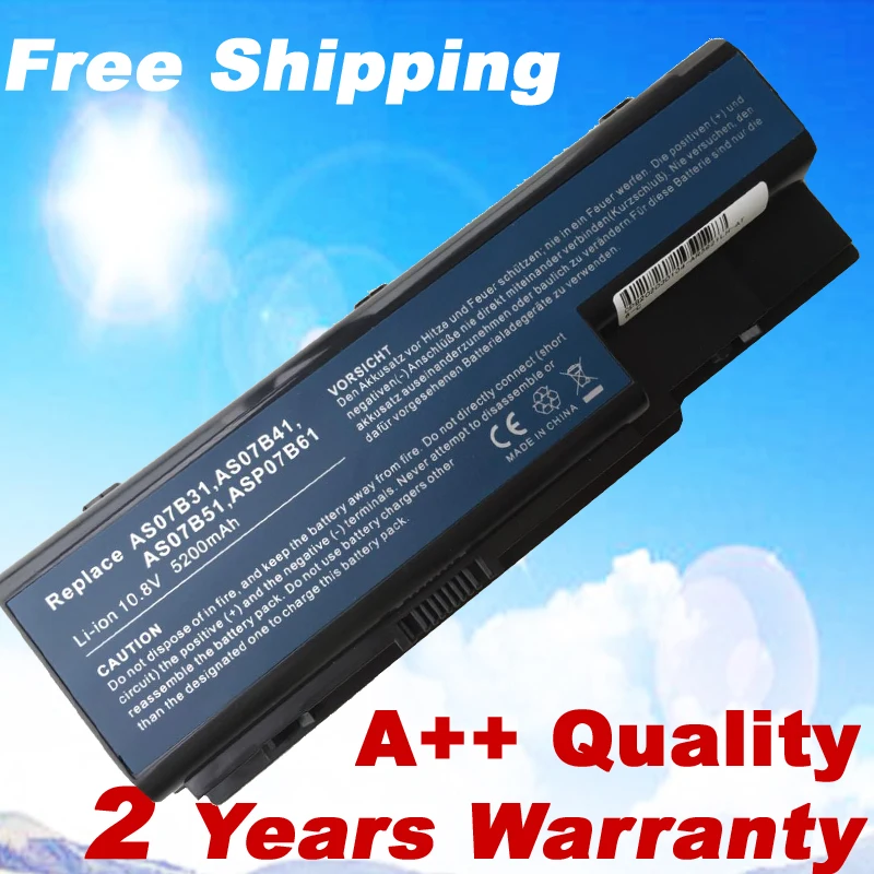 Аккумулятор для ноутбука ACER Aspire 5520 5720 5920 6920 6920G 7520 7720G 7720Z Series AS07B31 AS07B41 AS07B42 AS07B72|battery