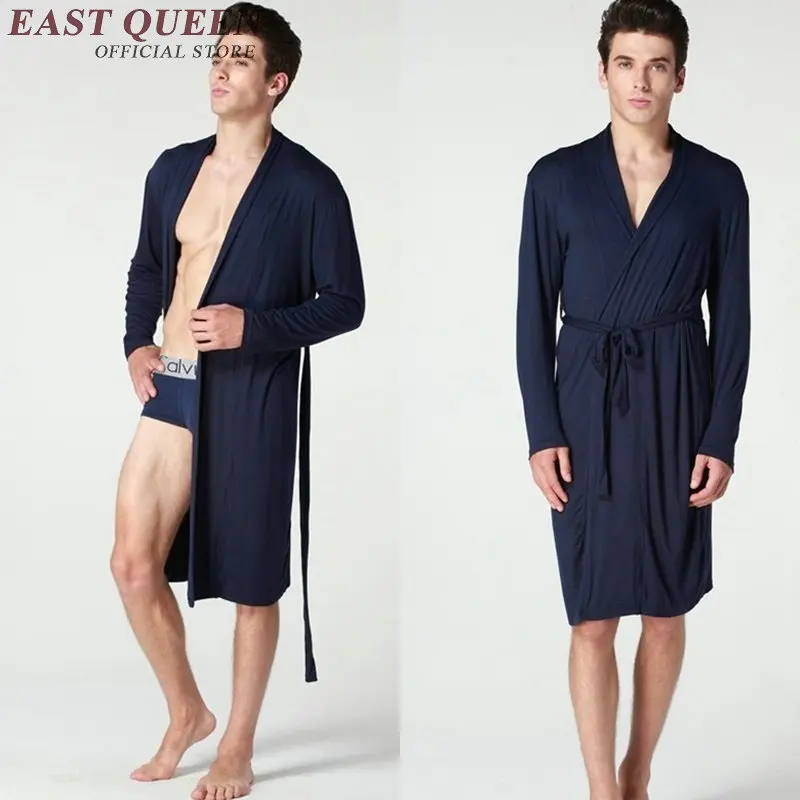 Мужская Ночная одежда мужская ночная рубашка с длинным рукавом AA2187 YW |