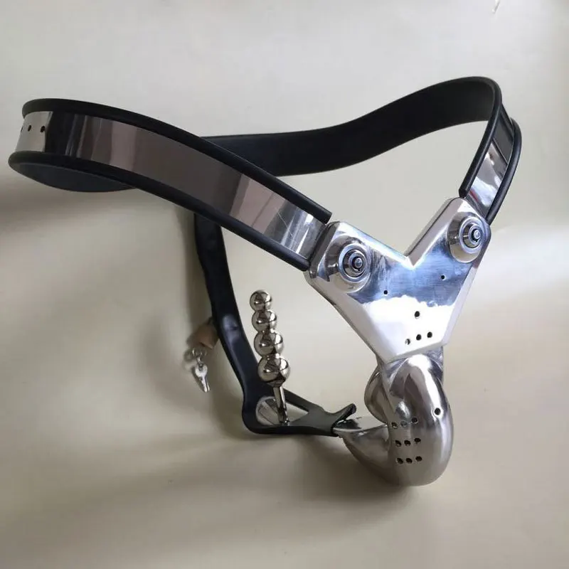 Новый мужской супер эргономичный регулируемый пояс верности из нержавеющей