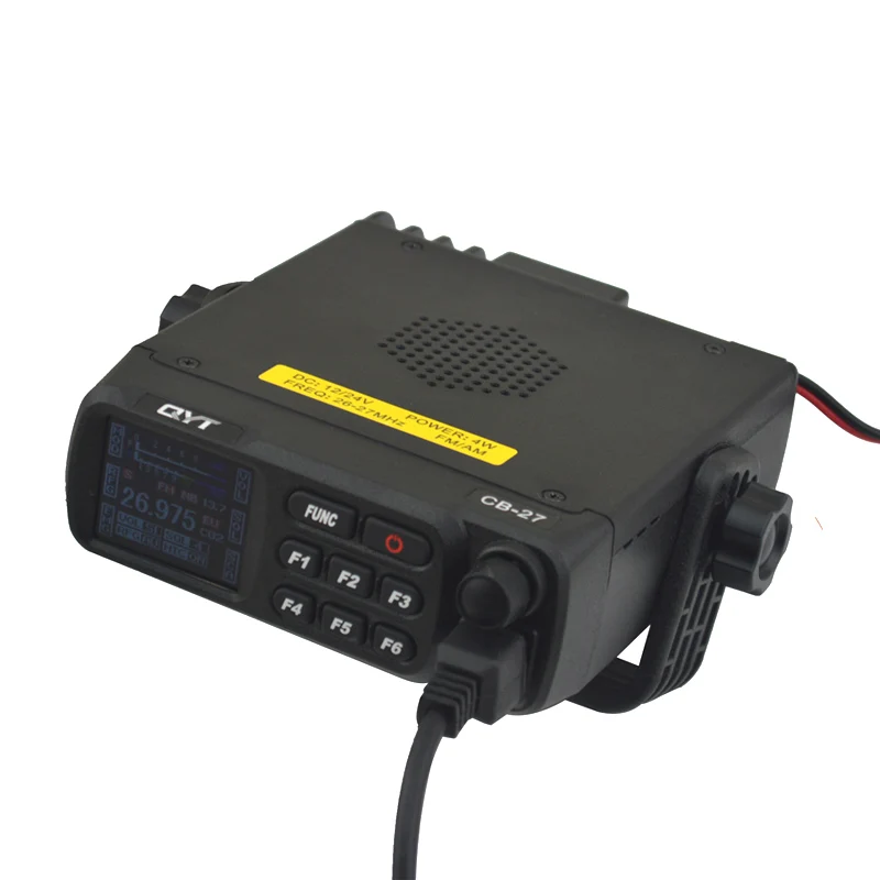 QYT CB-27 CITIZEN BAND все европейские MULTI-NORMS Мобильная радиостанция CB Мобильный CB трансивер AM/FM 12/24 4 Вт 26,965-27,405 МГц