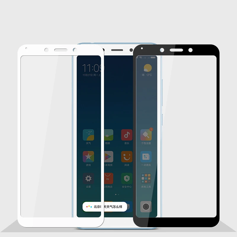 Закаленное стекло для Xiaomi Redmi 6 с полным покрытием пленка защиты экрана Защитное