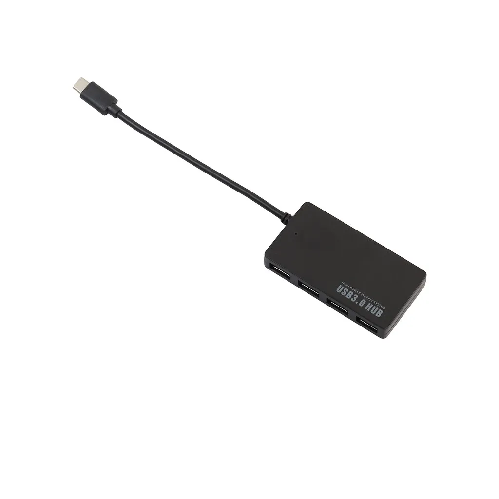 Адаптер для зарядного устройства USB 3 0 типа C на 1 адаптер Macbook Pro поддержка plug and play