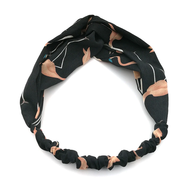Fashion Headbands Cartoon Cross Hair Bands Turban Bandage Bandana Headwear Headwrap Accessories Headband Styling Accessory | Красота и