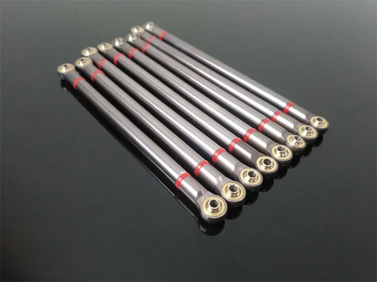 

1/10 simulation climbing car 313 wheelbase frame upgrade modification metal tie rod set Aixal SCX10
