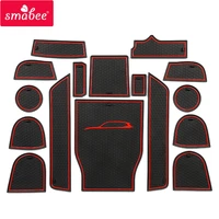 smabee gate slot pad for bmw x3 2018 2022 g08 g01 anti slip mat interior accessories cup holders non slip mats rubber coaster