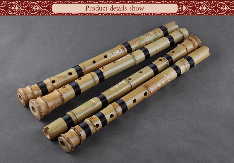 G ключ 5 отверстий Shakuhachi с корнем в Корейском стиле бамбуковый музыкальный инструмент Традиционный китайский ручной работы духовой инструмент