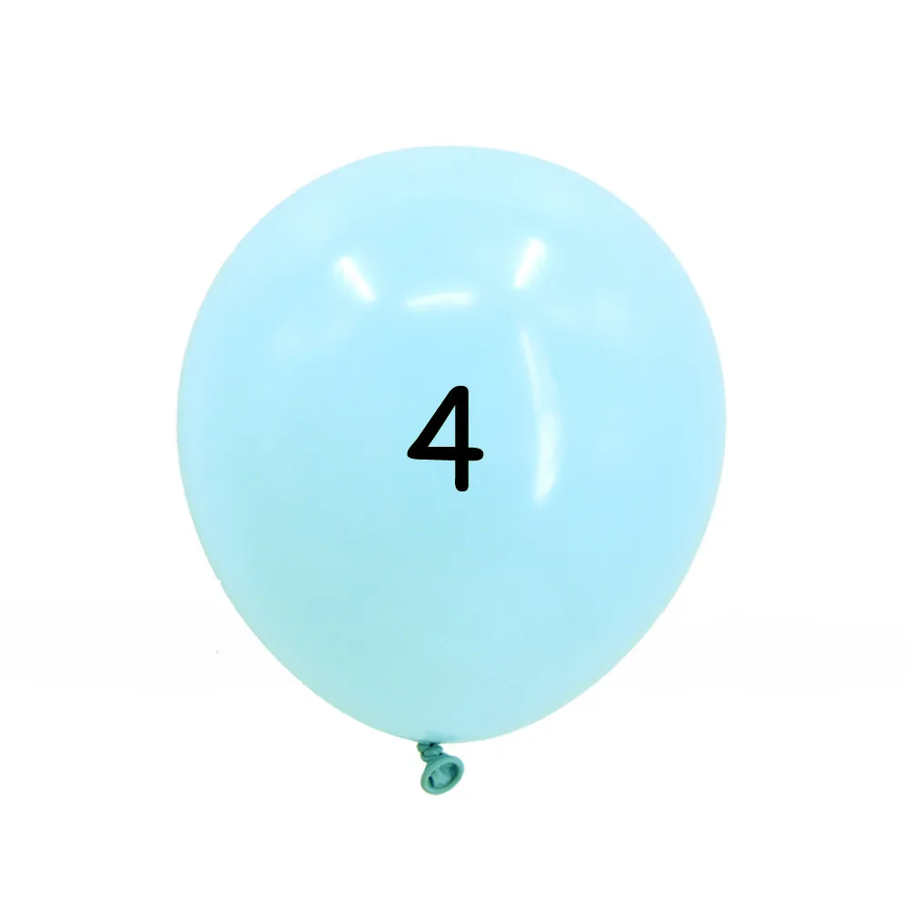Macaron Balloon 4 30 шт Разноцветные воздушные шары в виде Макарон для свадьбы, дня рождения, вечеринки, 2,2 г, розовые, мятные, розовые воздушные гелиевые латексные детские украшения для девочек - Цвет: Macaron Balloon 4