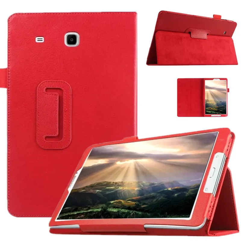 Умный кожаный чехол из искусственной кожи с подставкой для Samsung Galaxy Tab E 9 6 T560 T561