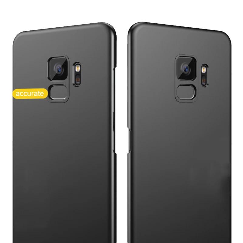 MAKAVO для Samsung Galaxy S9 Plus чехол 360 Защита Тонкая матовая жесткая задняя крышка из ПК +