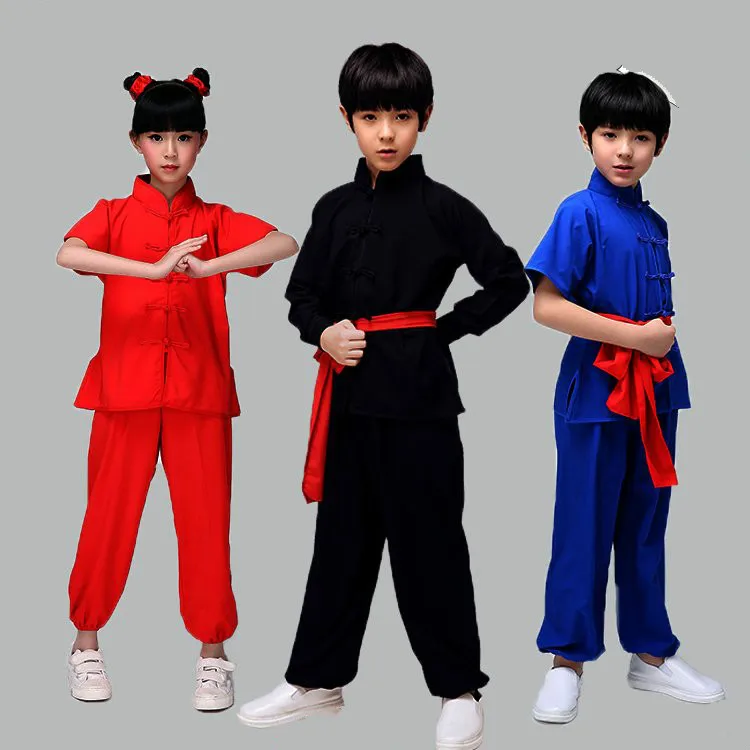 Новый дизайн одежда Tai Chi костюм для выступлений кунг фу Униформа мальчиков