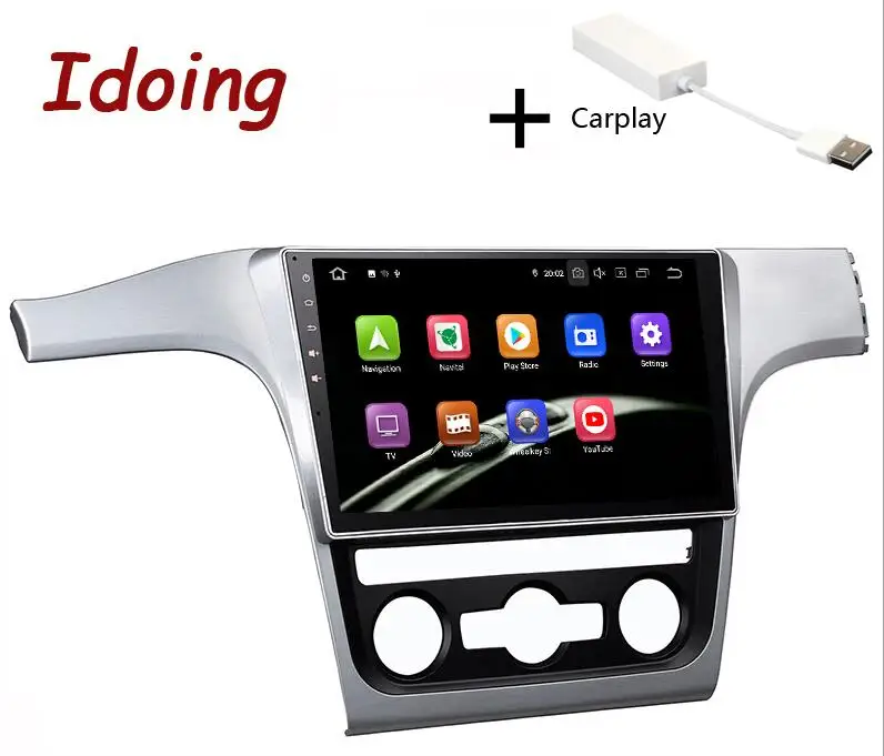 Carplay Idoing " 2.5D 4G+ 64G gps навигация автомобиля Android9.0 мультимедиа плеер для Volkswagen Passat 2013 Аксессуары седан без dvd 2din - Цвет: Carplay