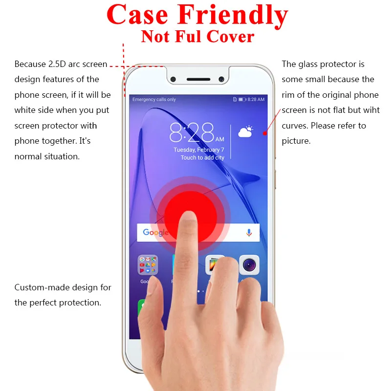 Защитное стекло Honor 6a 6c Pro Safety Armor 6x закаленное Honer 6 A C X защитная пленка для экрана C6