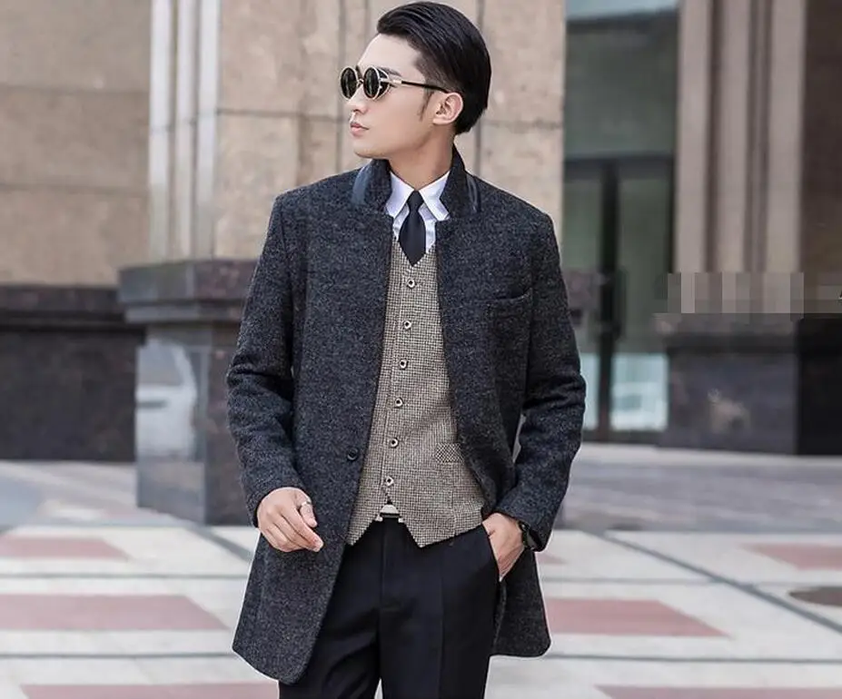 

S-7XL Sell Like Hot Cakes / Spring/autumn Men's New Fashion Leisure Fertilizer Increased Cloth Coat