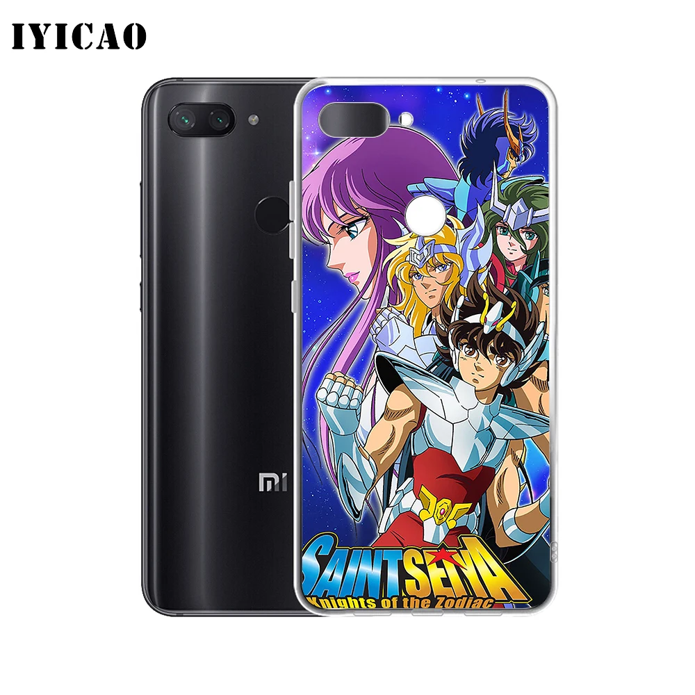IYICAO Cartoon Saint Seiya Soft Silicone Phone Case for Xiaomi Redmi 4A 5A 6A Note 7 6 5 Pro Plus 4X Prime Cover | Мобильные