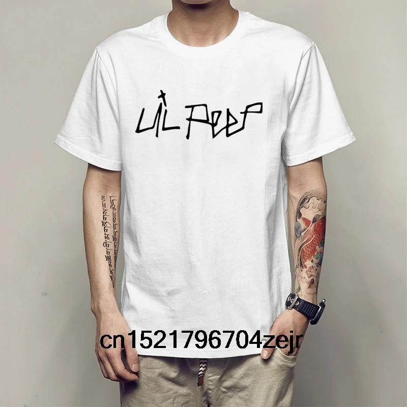 Для мужчин футболка новый R.I.P Lil Пип-дань открытым любителей музыки Camiseta Mujer fortnite wo