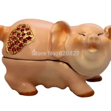 Hot-selling pig piggy bank metal piggy bank piggy bank gift pig shape money box pig jewelry box